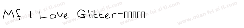 Mf I Love Glitter字体转换